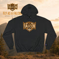 Fly As A Falcon Champion Hoodie | Sepia