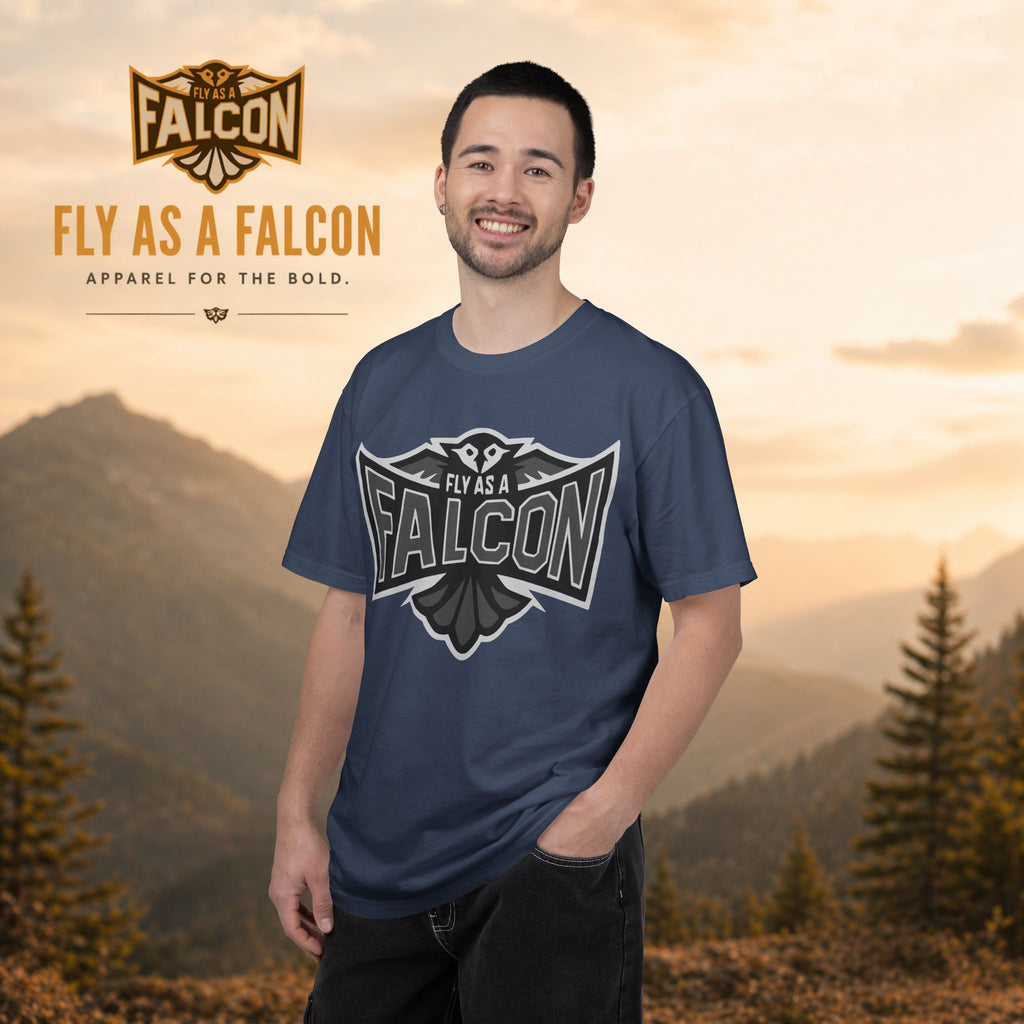 Fly As A Falcon T-Shirt  |  Granite