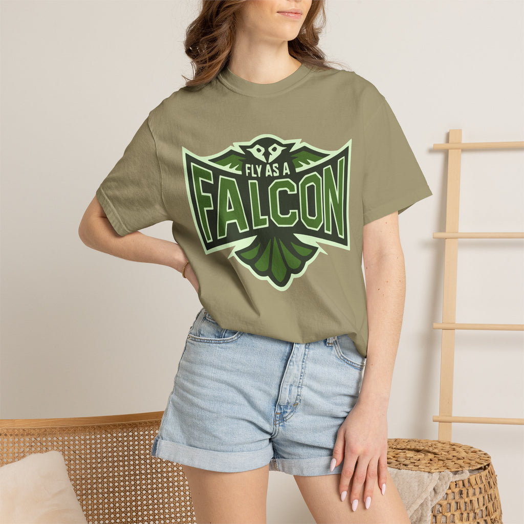 Fly As A Falcon T-Shirt | Forest Ash Retro