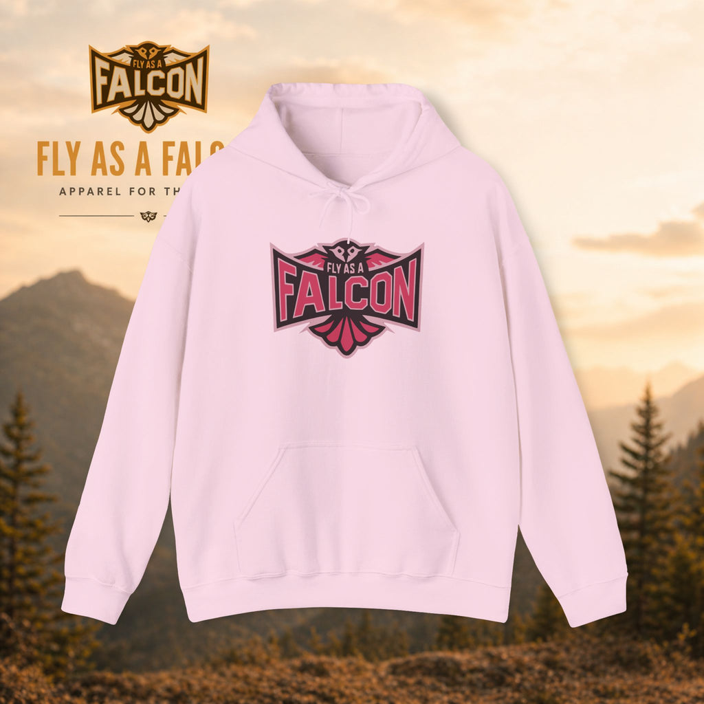 Fly As A Falcon Hoodie | Wild Rose