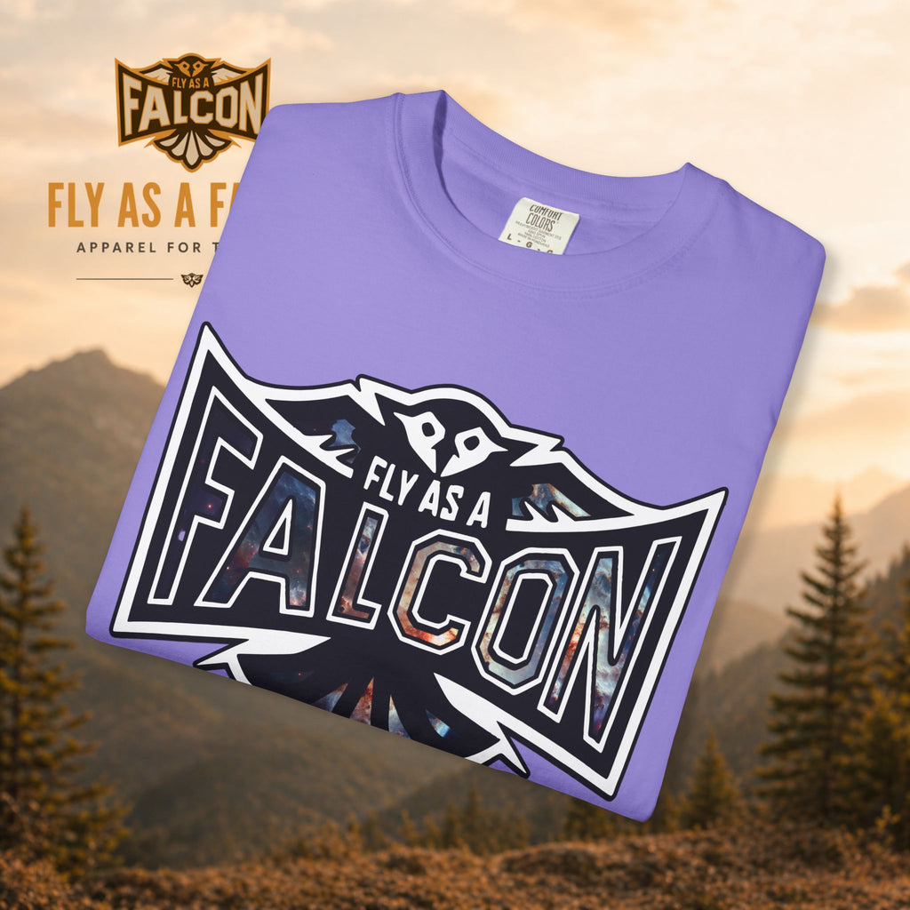 Fly As A Falcon Graphic T-Shirt | Cosmos