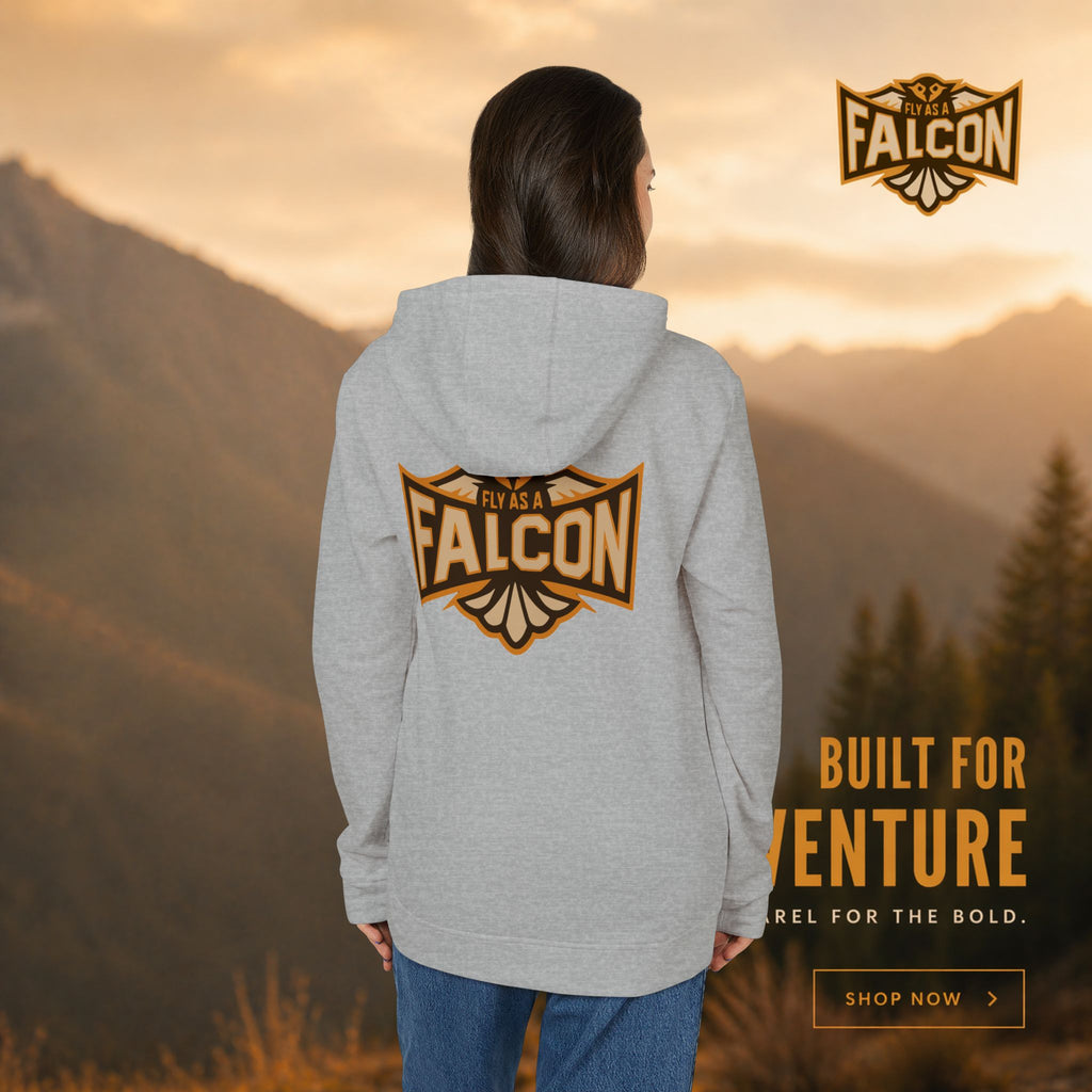 Fly As A Falcon Adidas Pullover Hoodie | Sepia