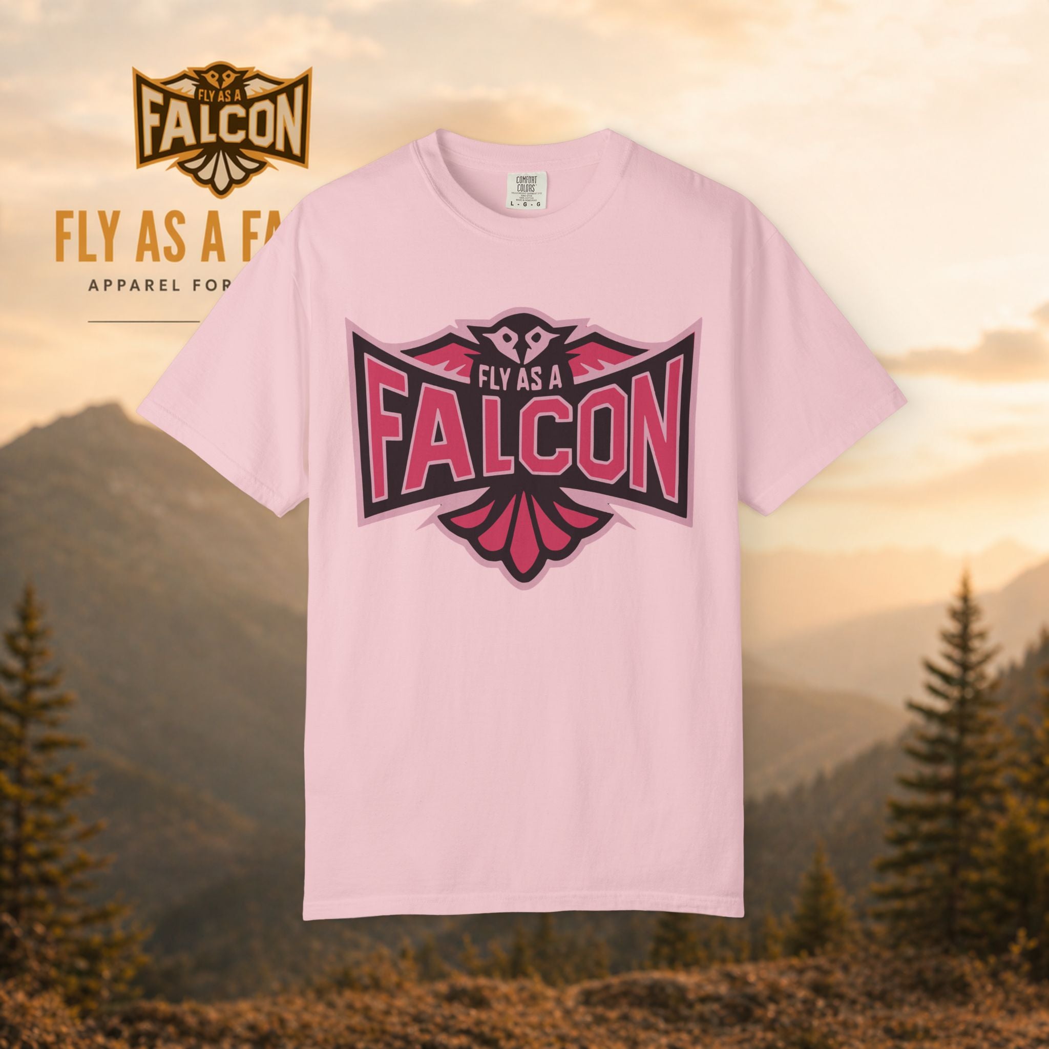 Fly As A Falcon T-Shirt | Wild Rose