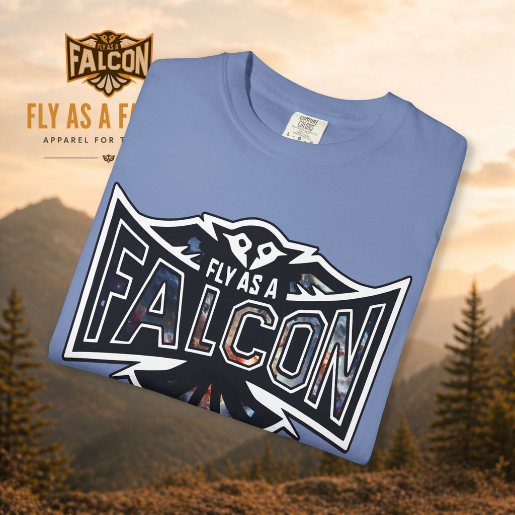 Fly As A Falcon Graphic T-Shirt | Cosmos
