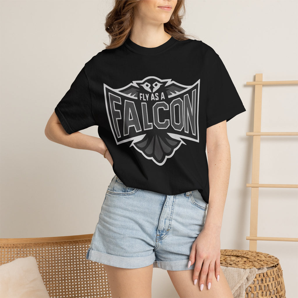 Fly As A Falcon T-Shirt  |  Granite