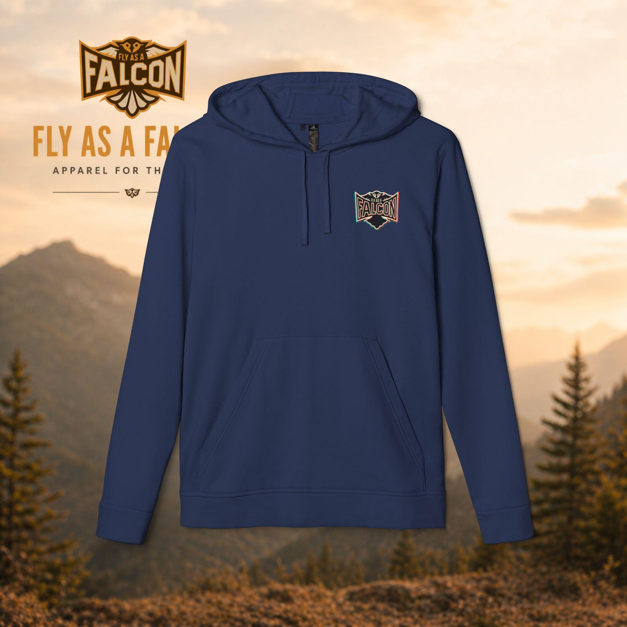 Fly As A Falcon Adidas Pullover Hoodie Retro 3D alternate view