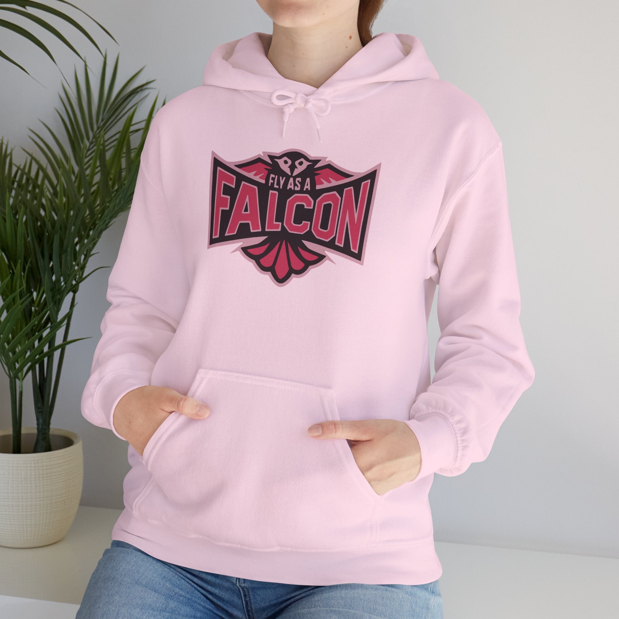 Fly As A Falcon Hoodie | Wild Rose
