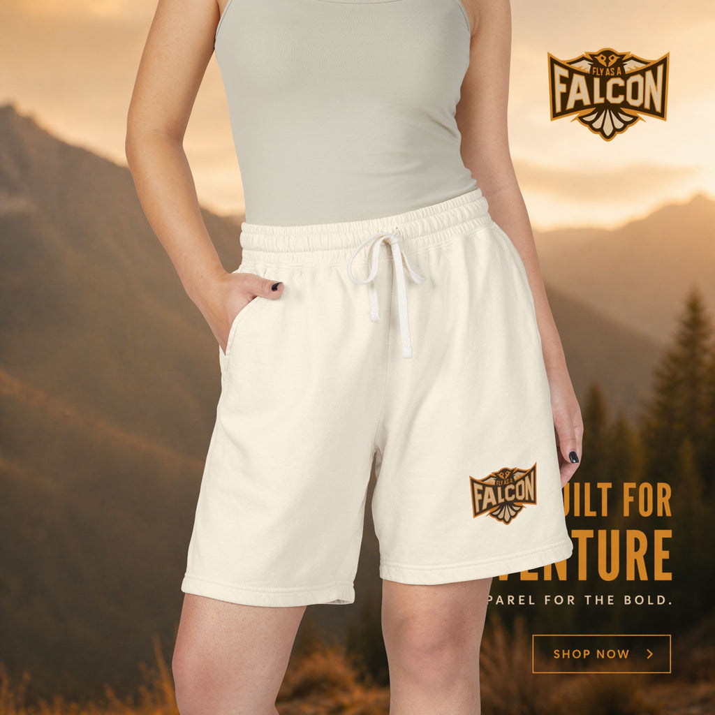 Fly As A Falcon Fleece Sweat Shorts | Sepia