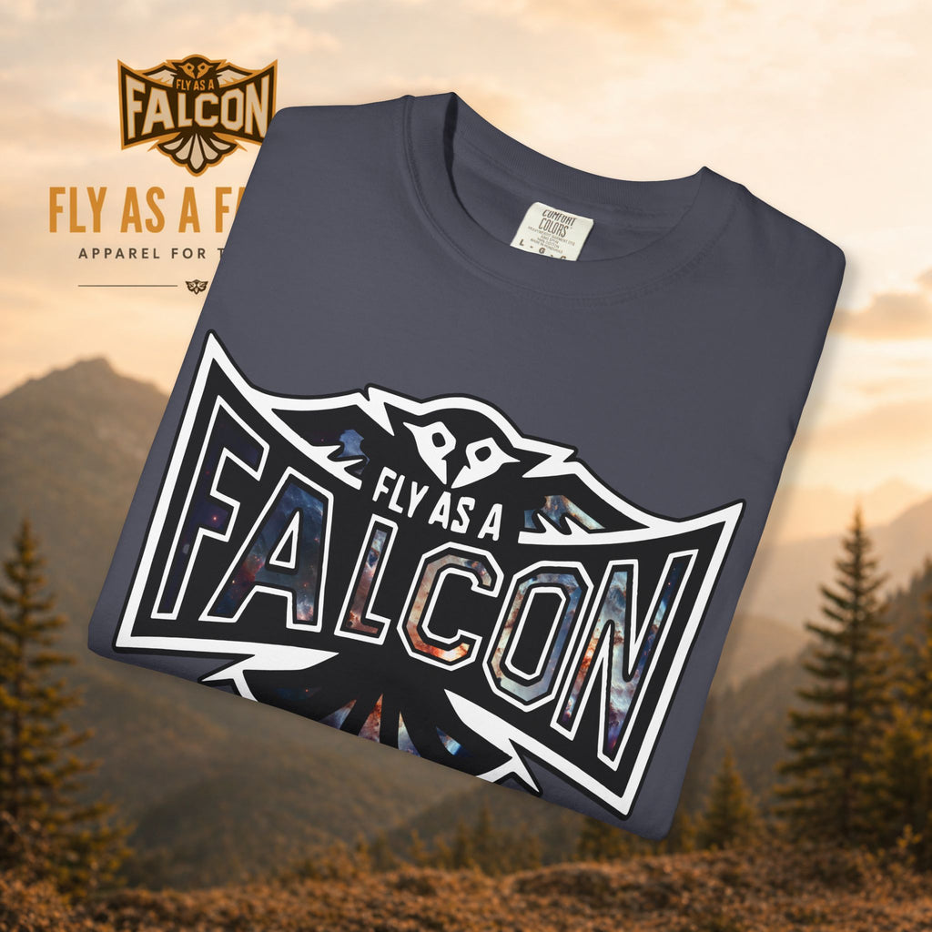 Fly As A Falcon Graphic T-Shirt | Cosmos