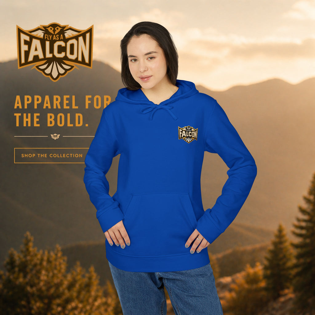 Fly As A Falcon Adidas Pullover Hoodie | Black & Gold Collection 01