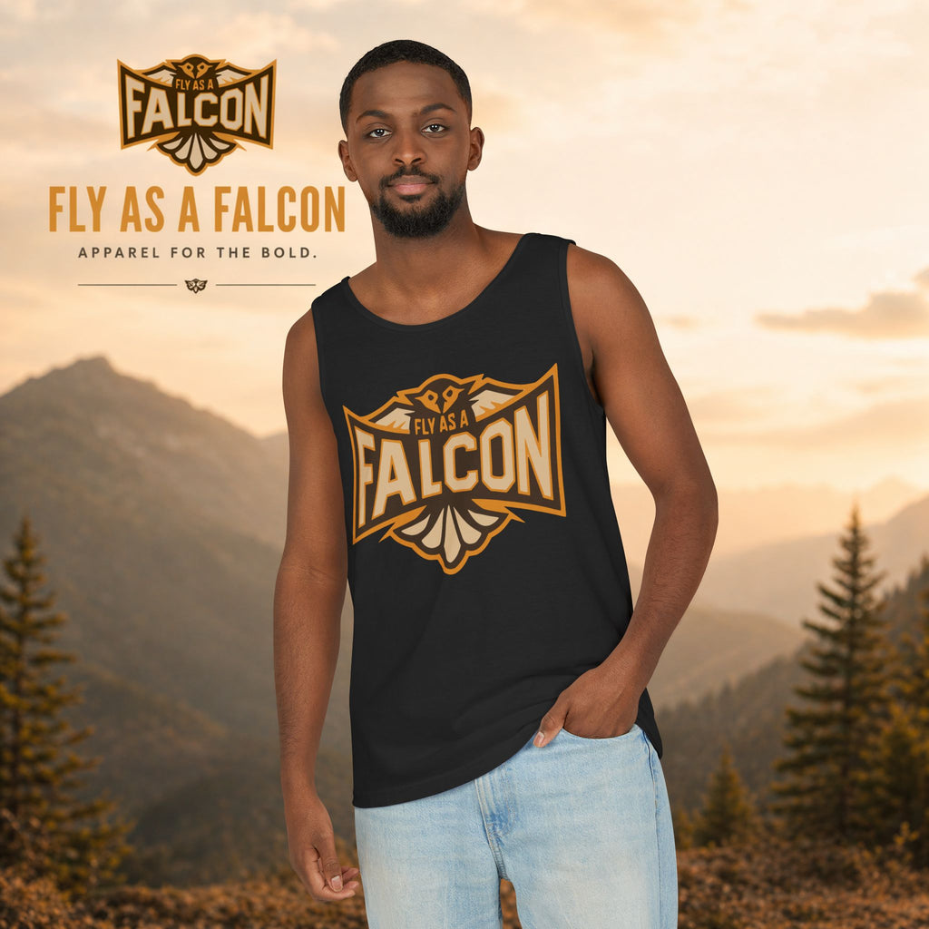 Fly As A Falcon Tank Top |  Sepia