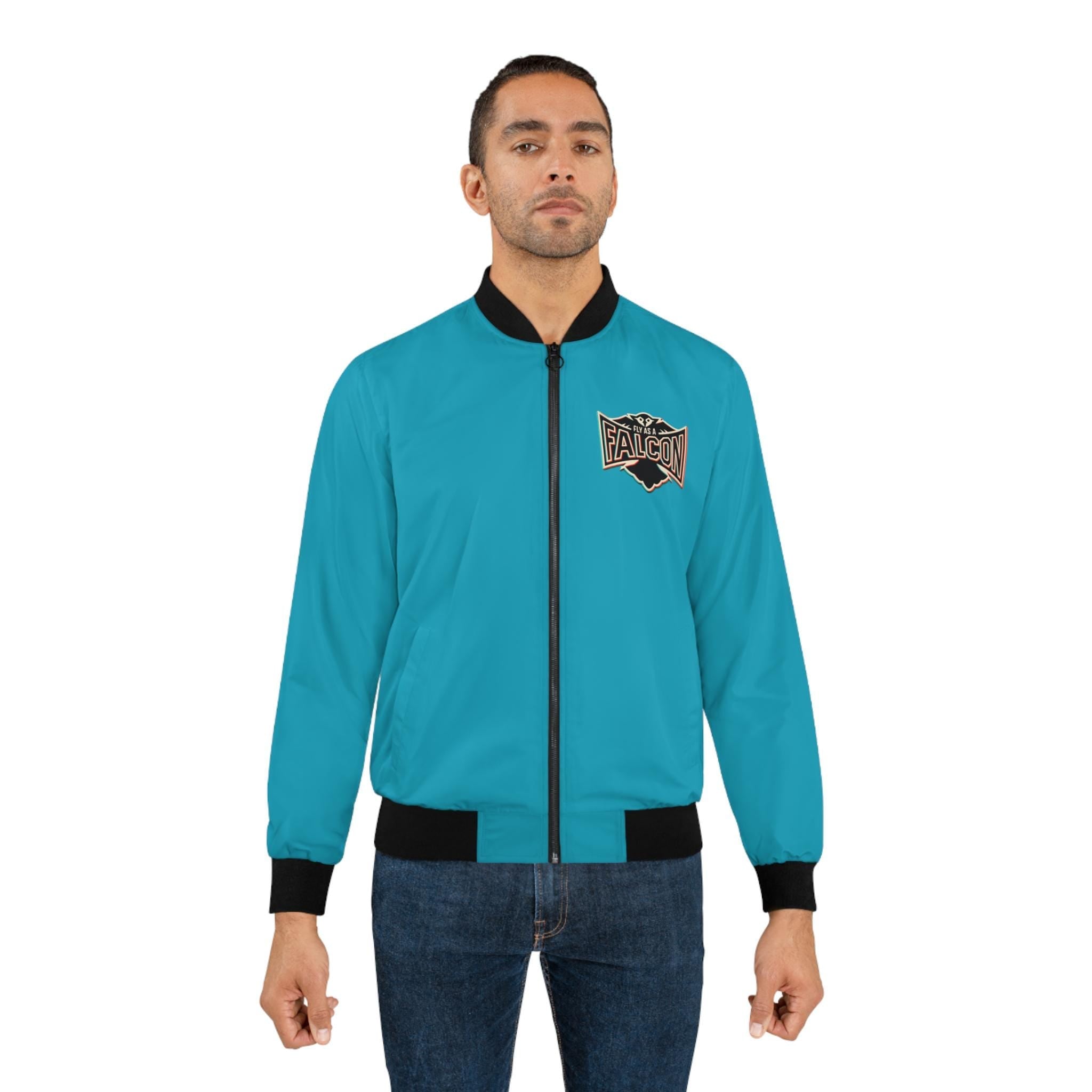 Fly As A Falcon Retro 3D bomber jacket alternate view