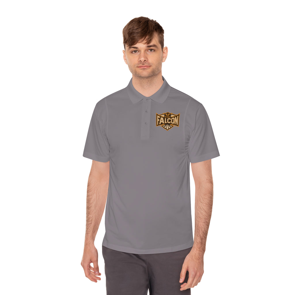 Fly As A Falcon Polo Shirt | Sepia