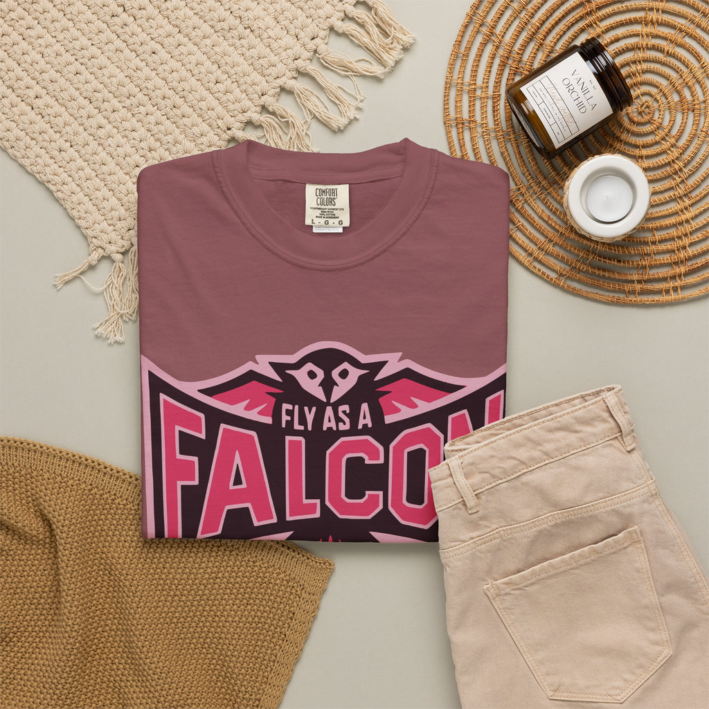 Fly As A Falcon T-Shirt | Wild Rose