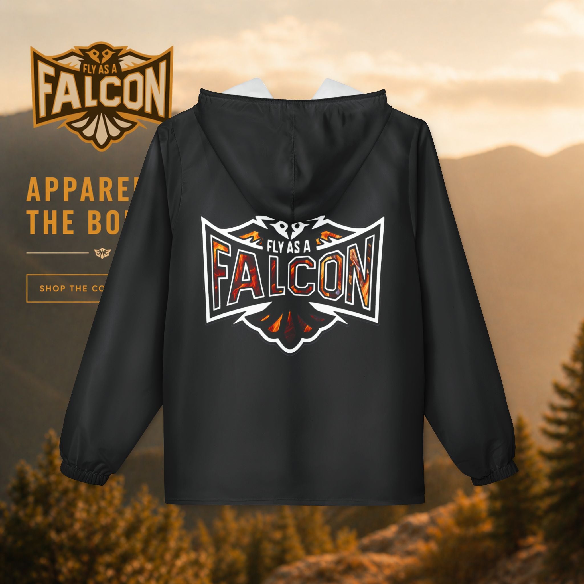 Fly As A Falcon Windbreaker Jacket | Phoenix