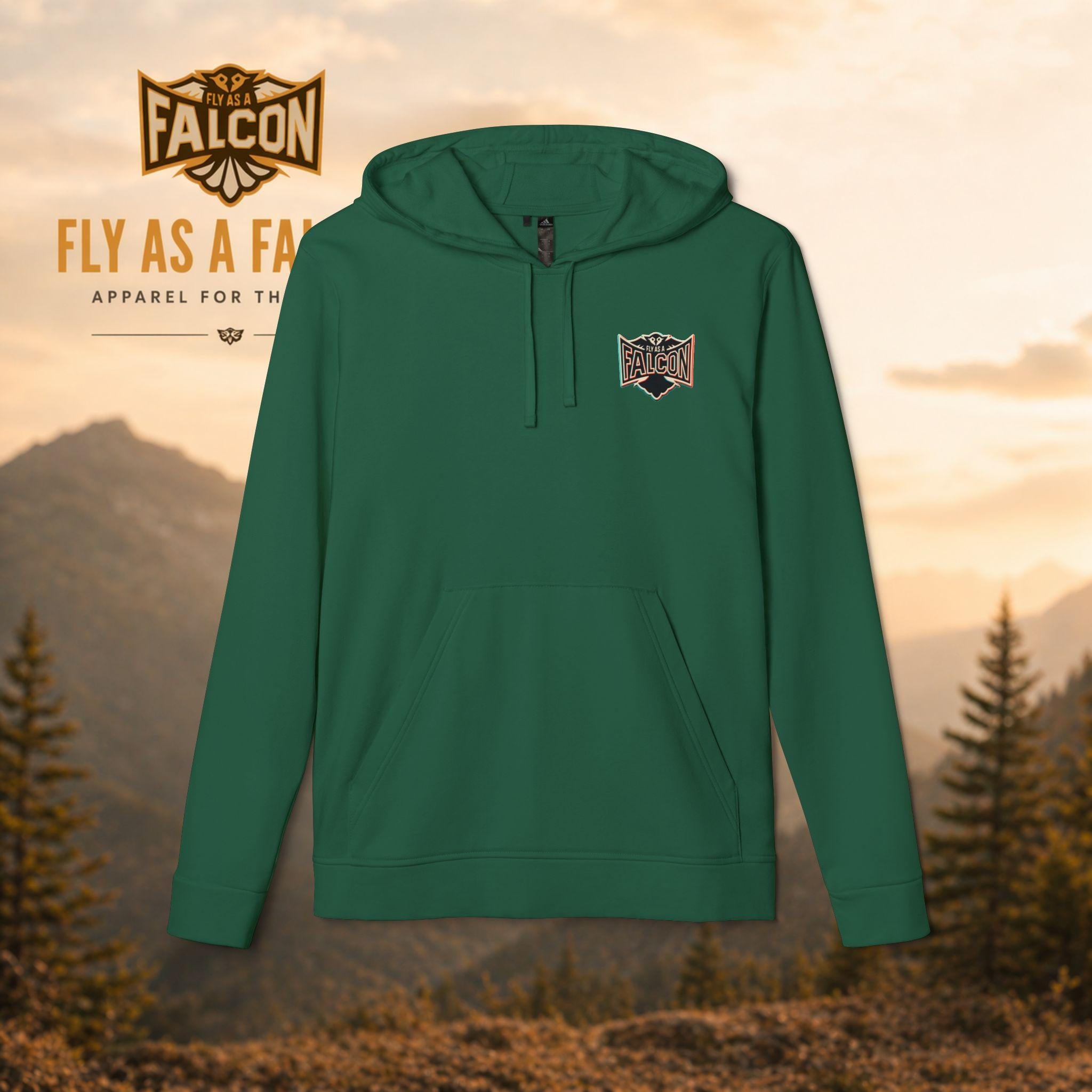Fly As A Falcon Adidas Pullover Hoodie Retro 3D alternate view