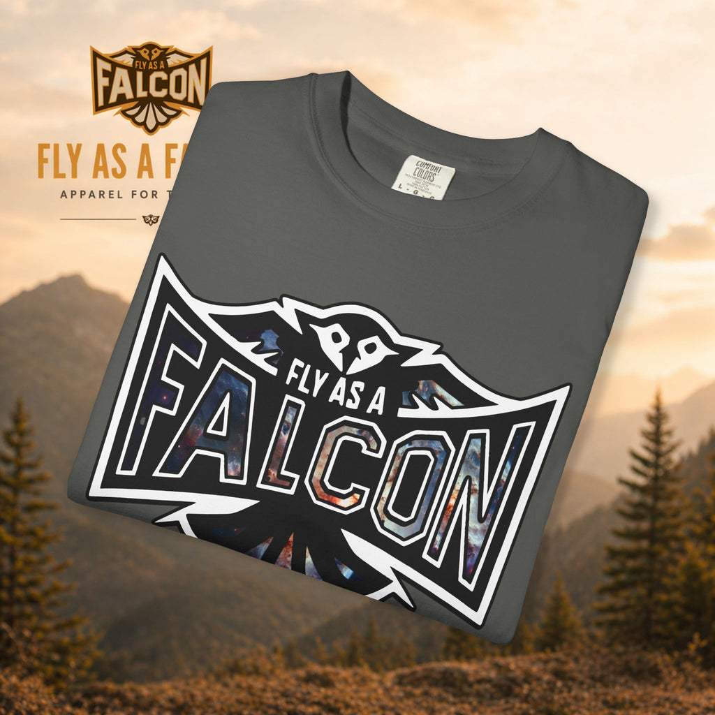 Fly As A Falcon Graphic T-Shirt | Cosmos