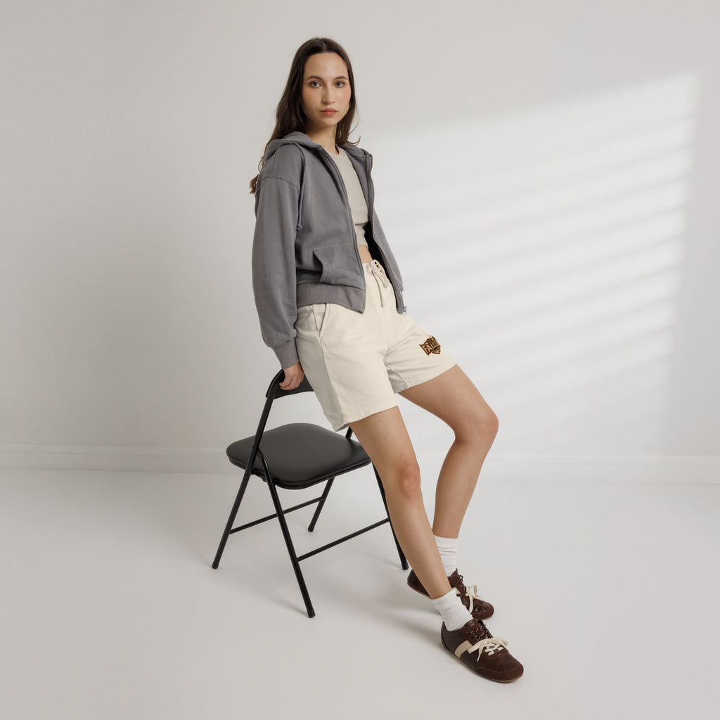 Fly As A Falcon Fleece Sweat Shorts | Sepia