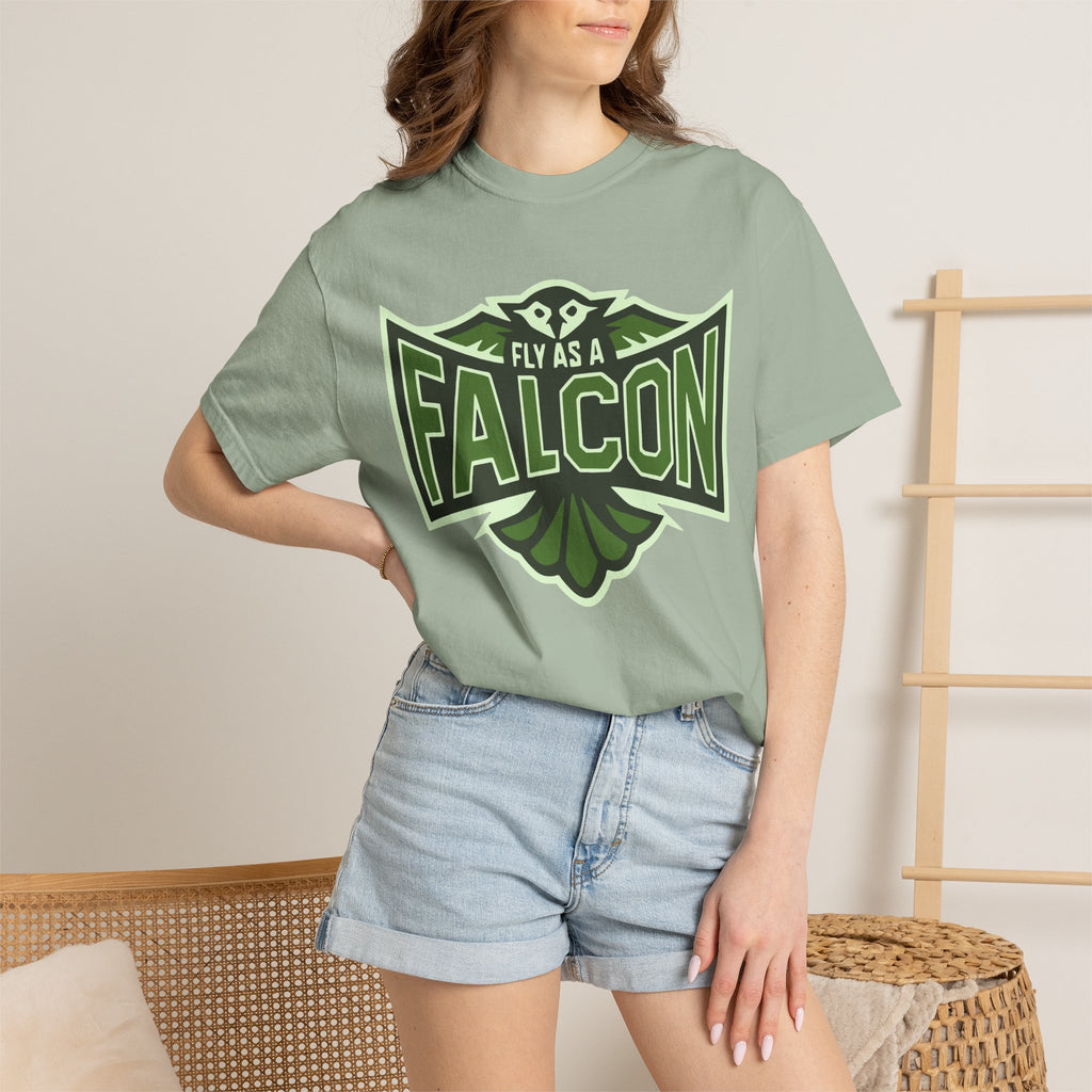 Fly As A Falcon T-Shirt | Forest Ash Retro