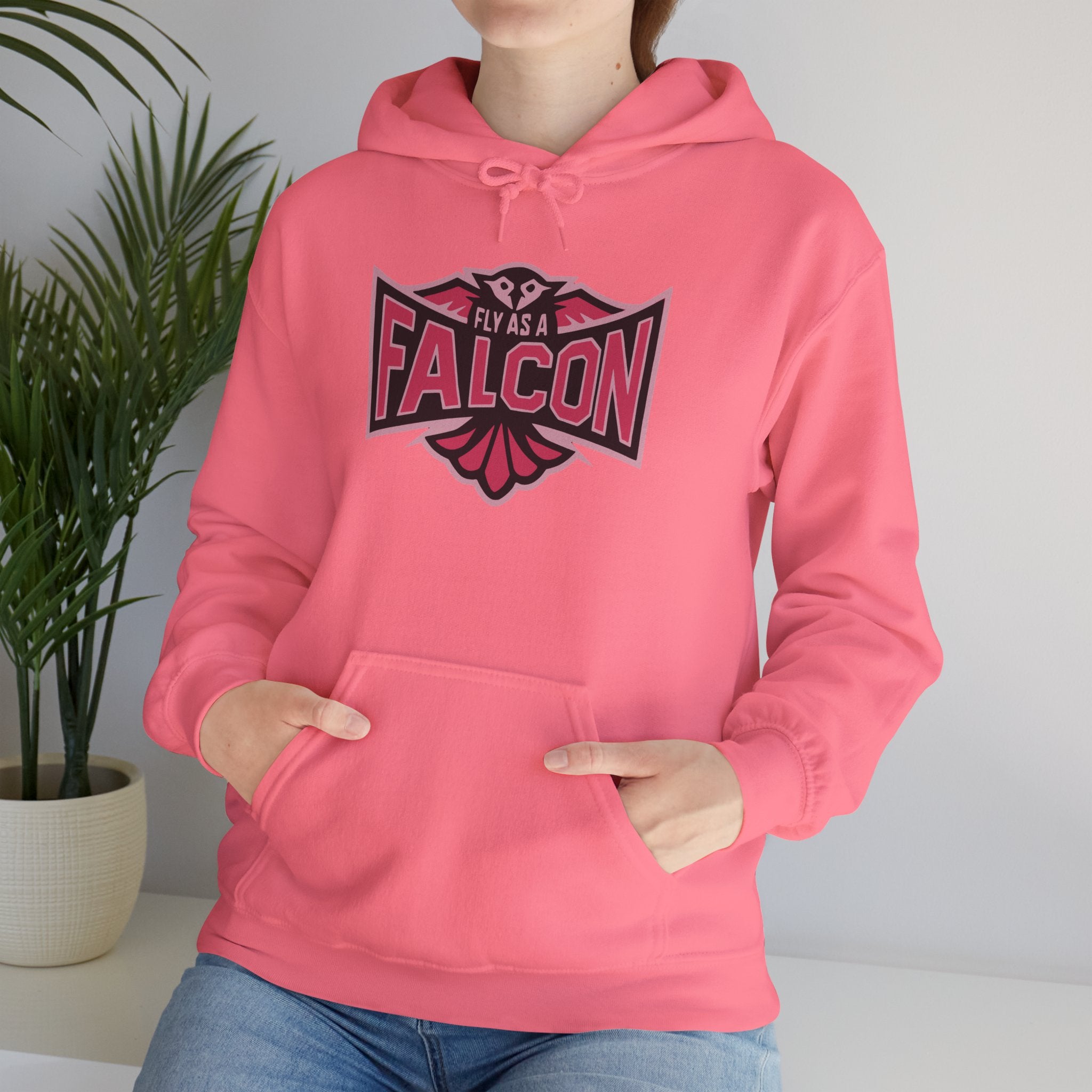 Fly As A Falcon Hoodie | Wild Rose