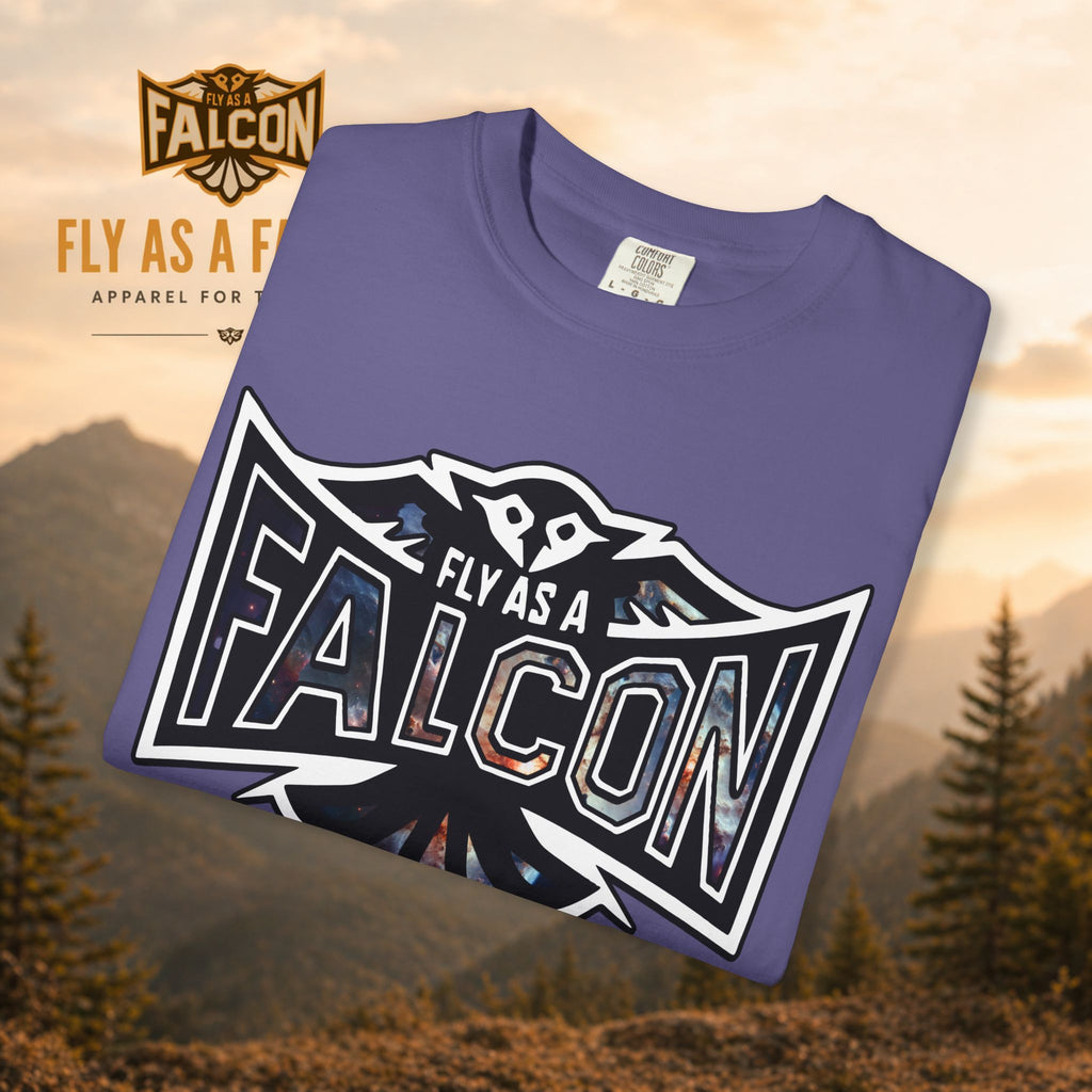 Fly As A Falcon Graphic T-Shirt | Cosmos