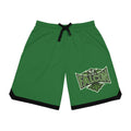 Fly As A Falcon Basketball Shorts | Forest Ash Green