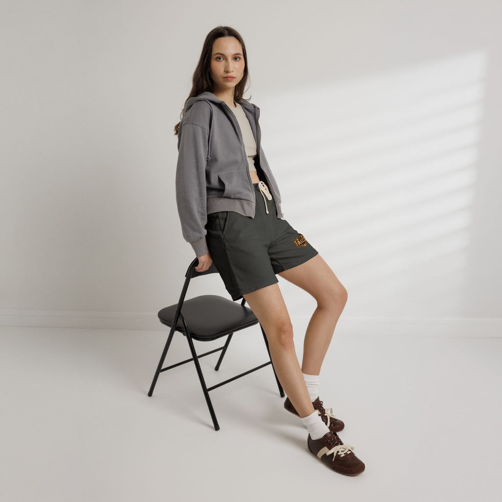 Fly As A Falcon Fleece Sweat Shorts | Sepia
