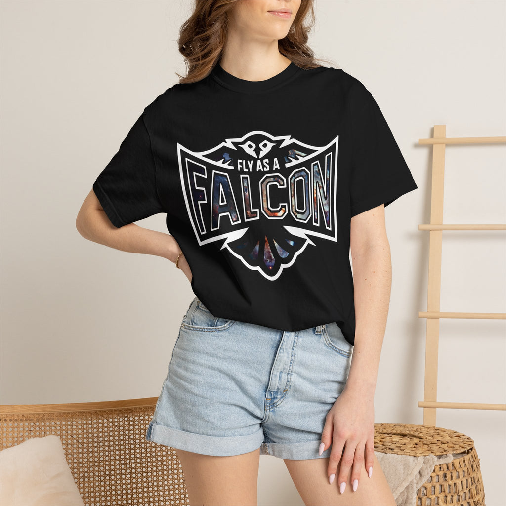 Fly As A Falcon Graphic T-Shirt | Cosmos