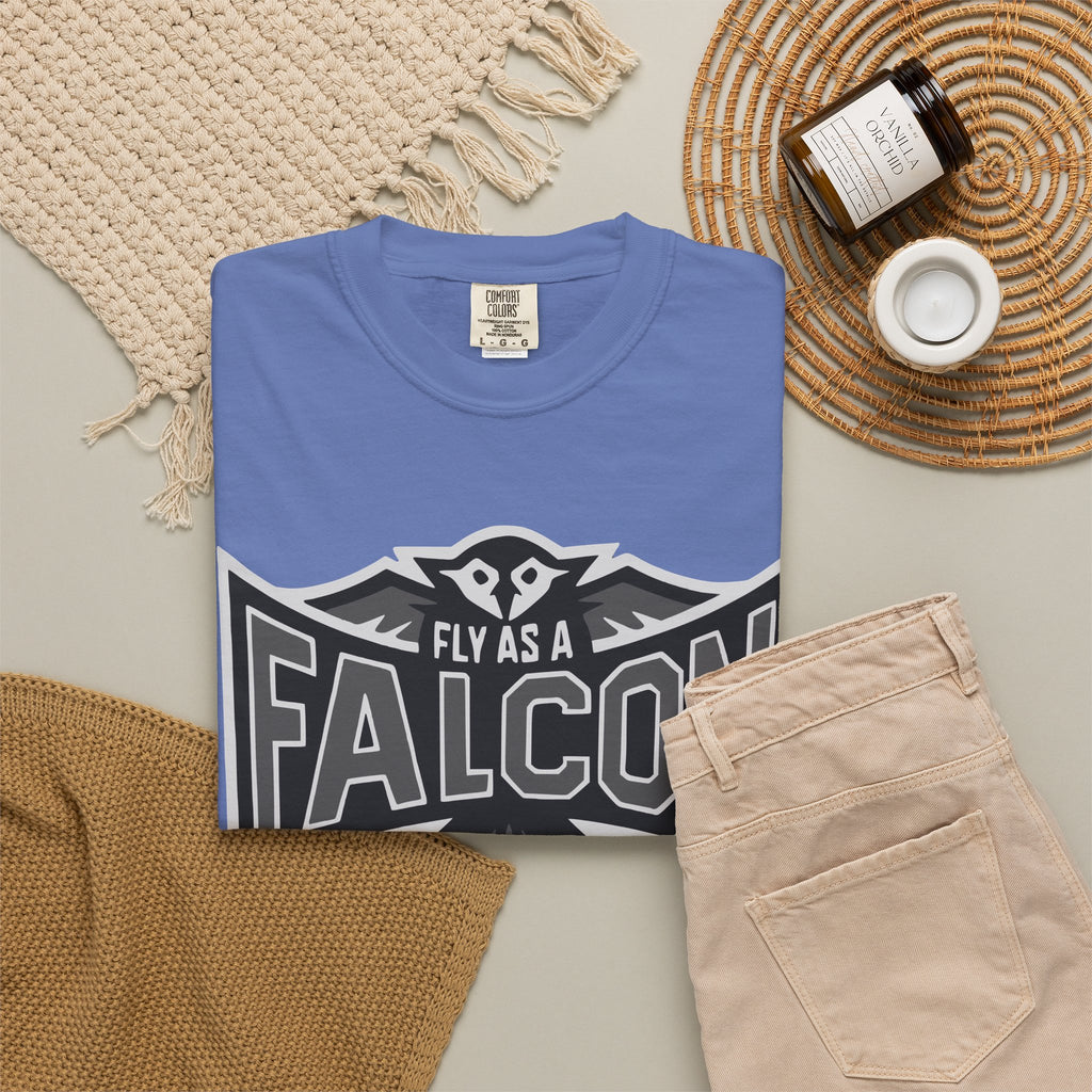 Fly As A Falcon T-Shirt  |  Granite