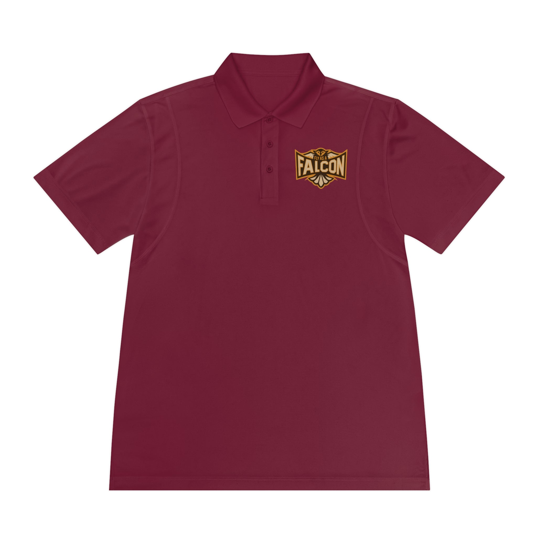 Fly As A Falcon Polo Shirt | Sepia
