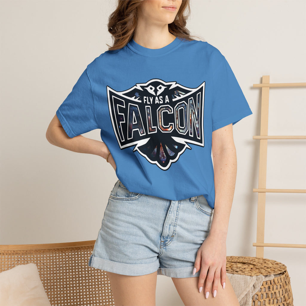Fly As A Falcon Graphic T-Shirt | Cosmos