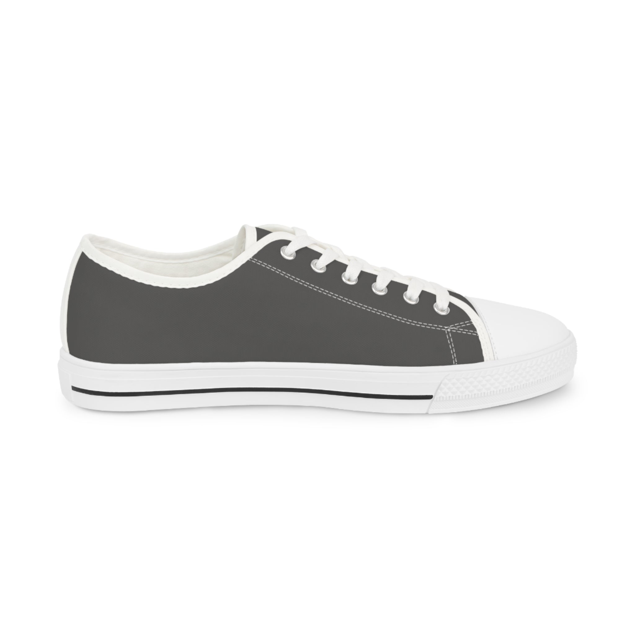 Fly As A Falcon Low Top Sneakers |  Granite Classic Grey Canvas Casual Shoes