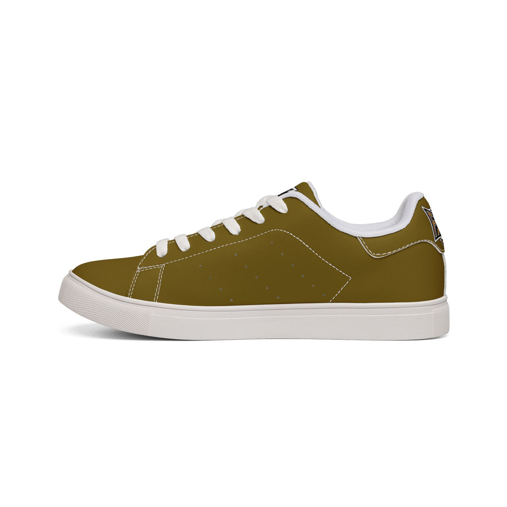 Fly As A Falcon Leather Sneakers | Golden Haze