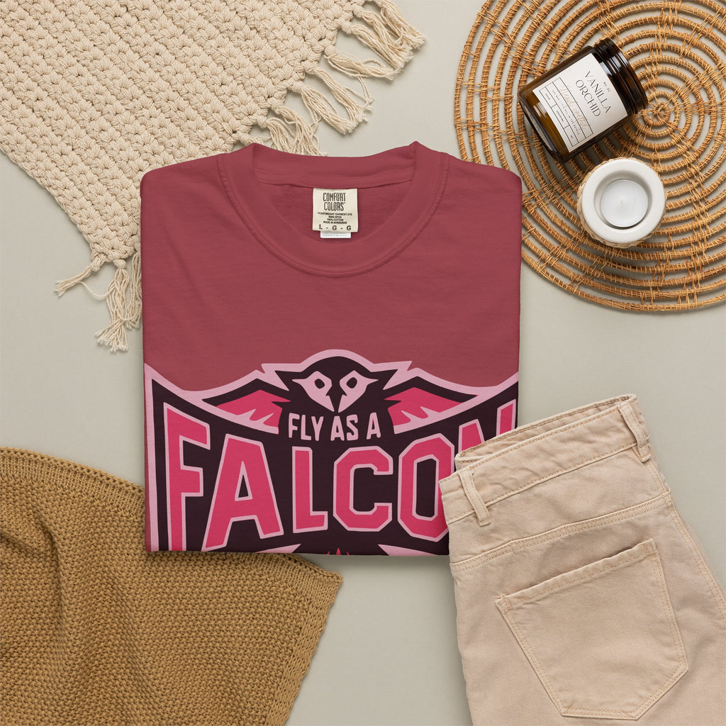 Fly As A Falcon T-Shirt | Wild Rose