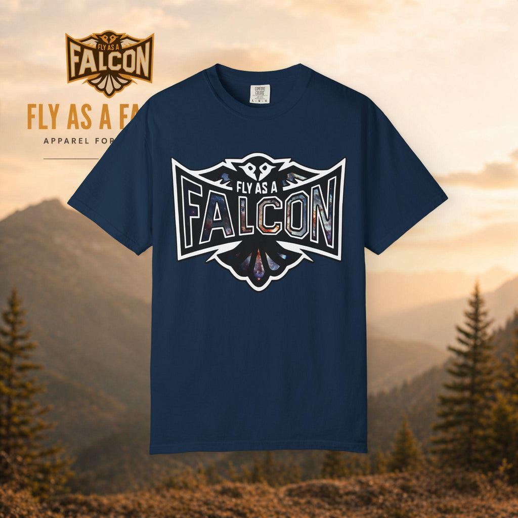 Fly As A Falcon Graphic T-Shirt | Cosmos model profile