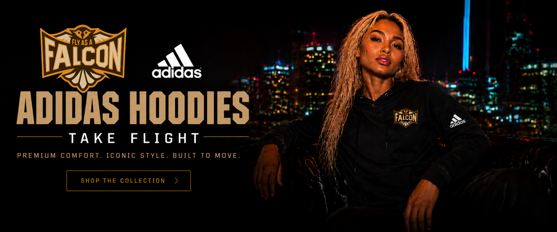 Fly As A Falcon Adidas Pullover Hoodies